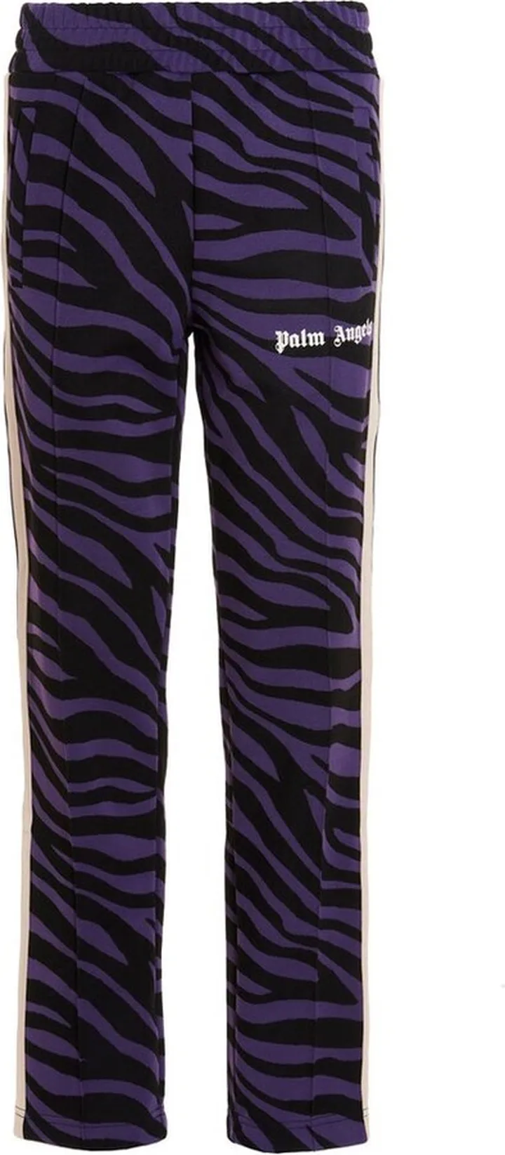 Palm Angels Zebra-Printed Elasticated Waistband Track Pants