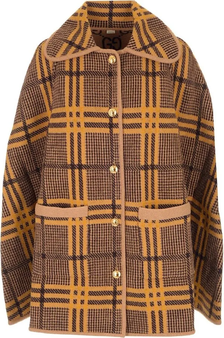 Gucci Reversible Knitted Cape