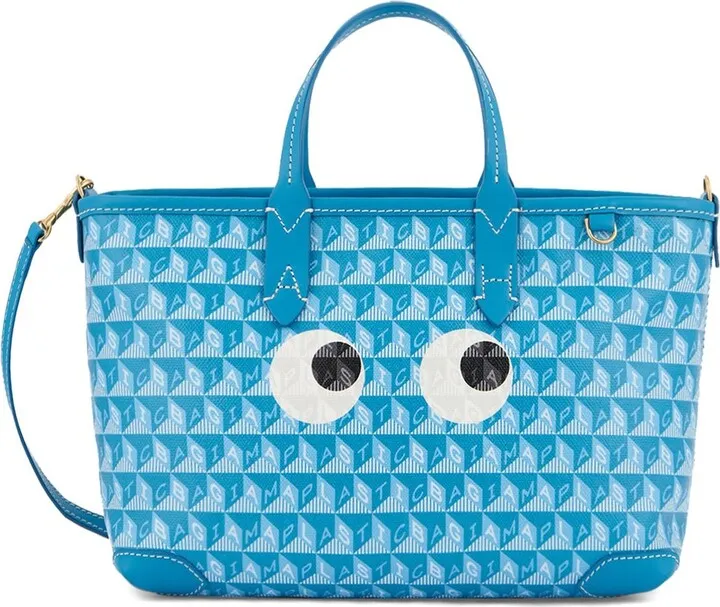 XS Eyes I Am A Plastic Tote Bag