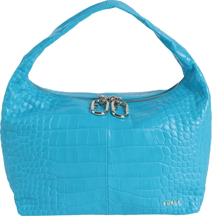 Furla Ginger S Hobo Handbag Azure