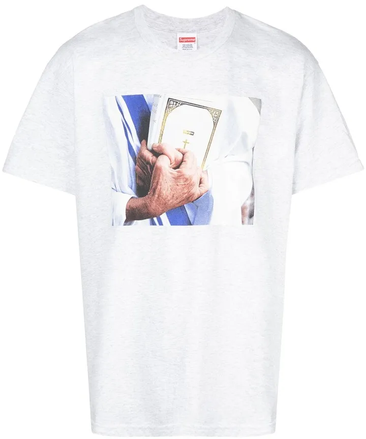 bible print T-shirt
