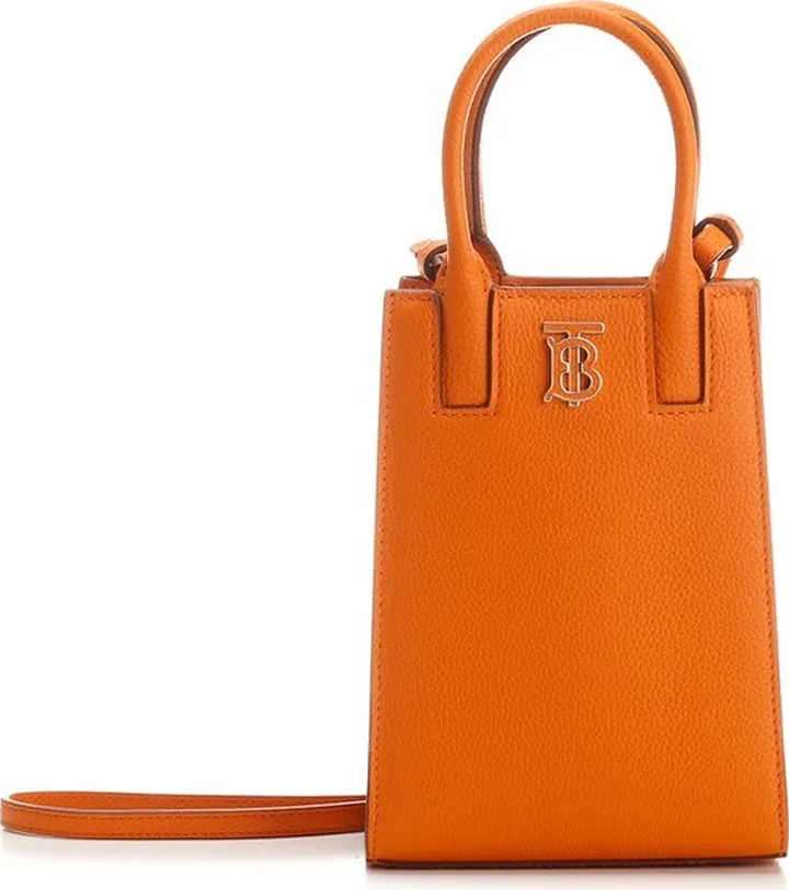 Burberry Micro Logo Plaque Tote Bag