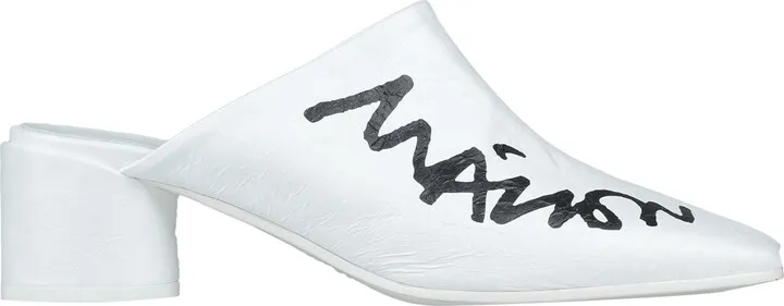 Mules & Clogs White
