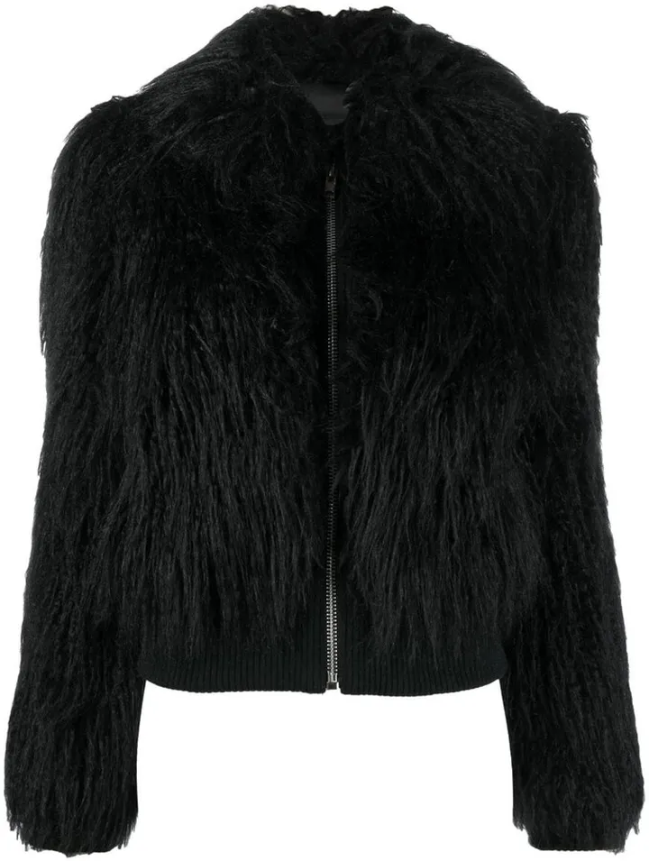 Faux Fur Bomber Jacket