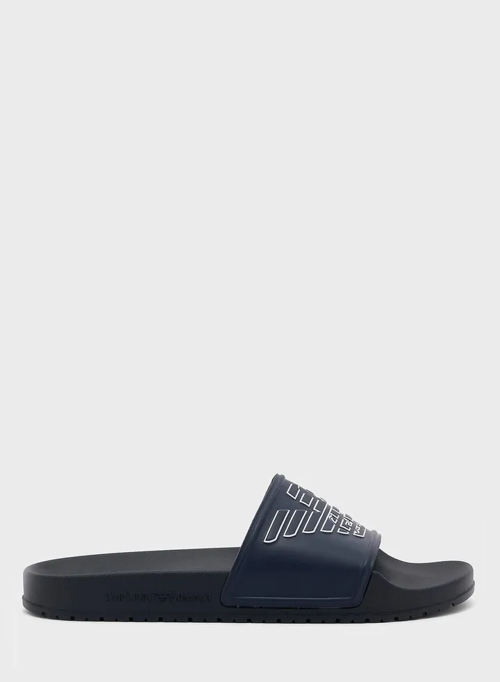 Embossed Logo Slides