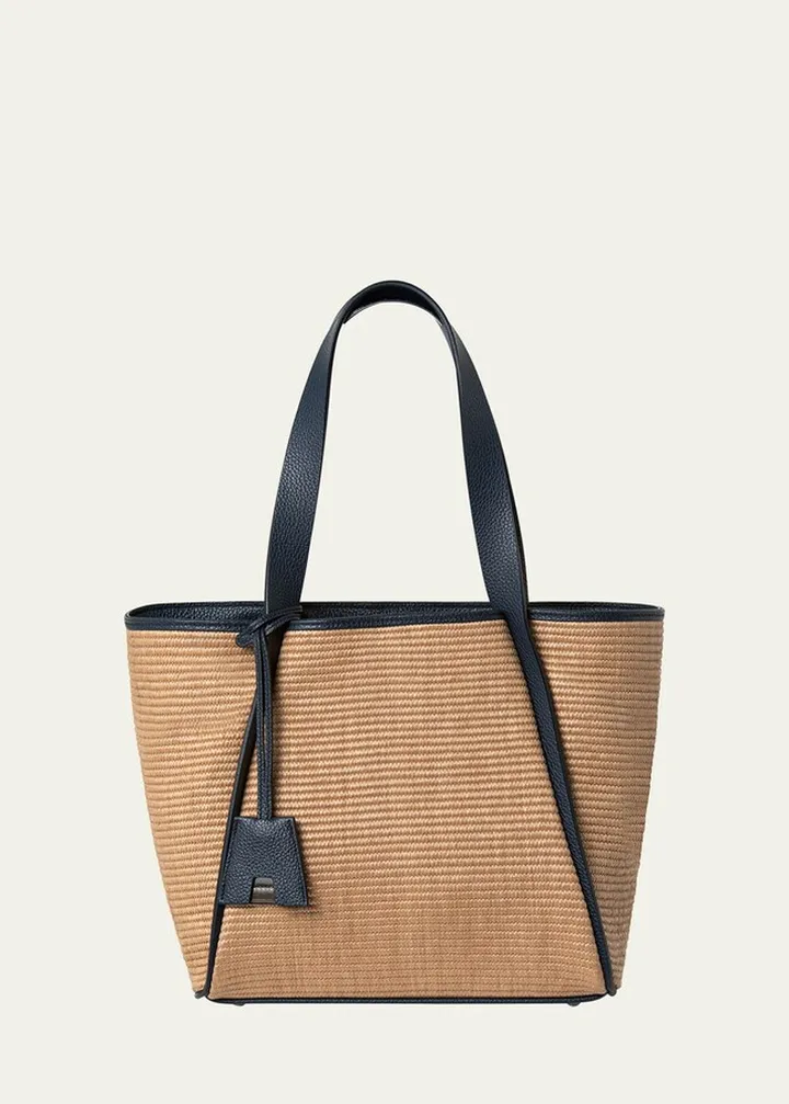 Alex Small Convertible Raffia Tote Bag