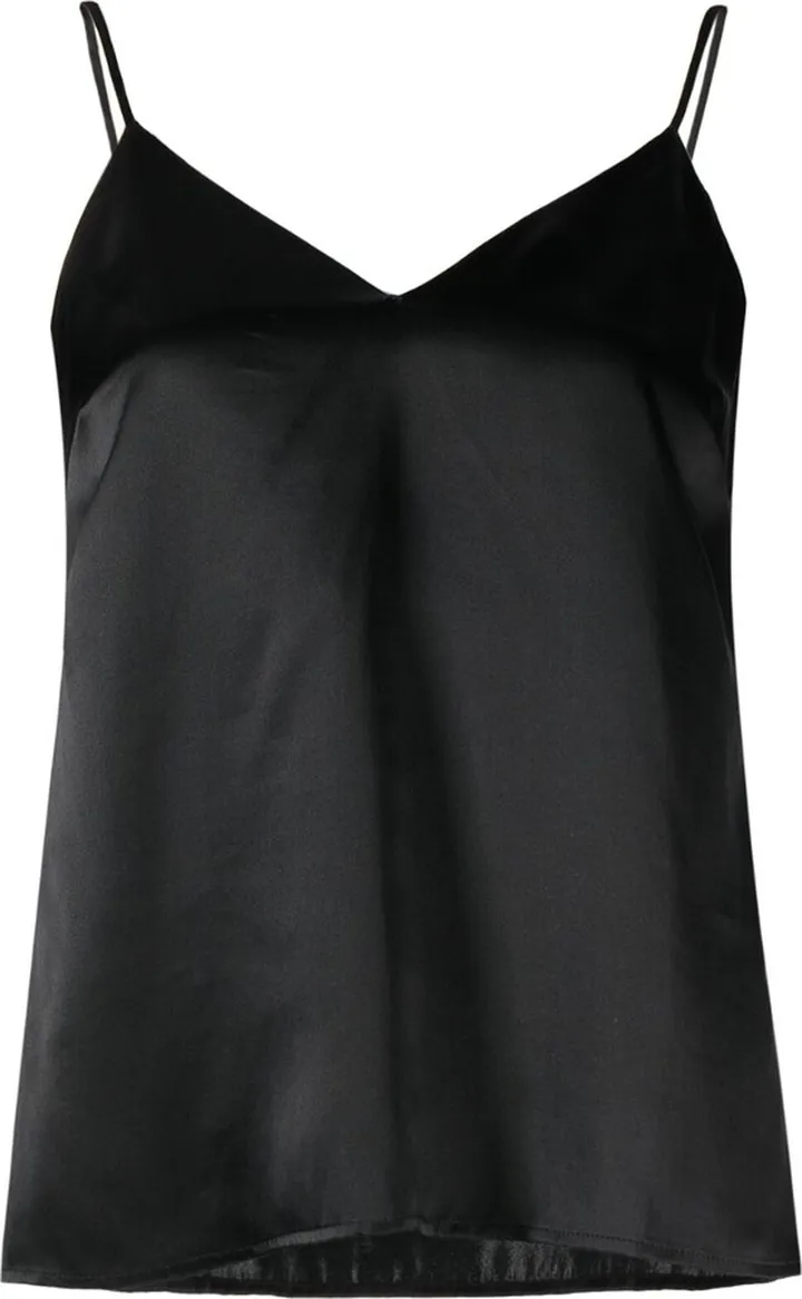 V-neck mulberry-silk camisole