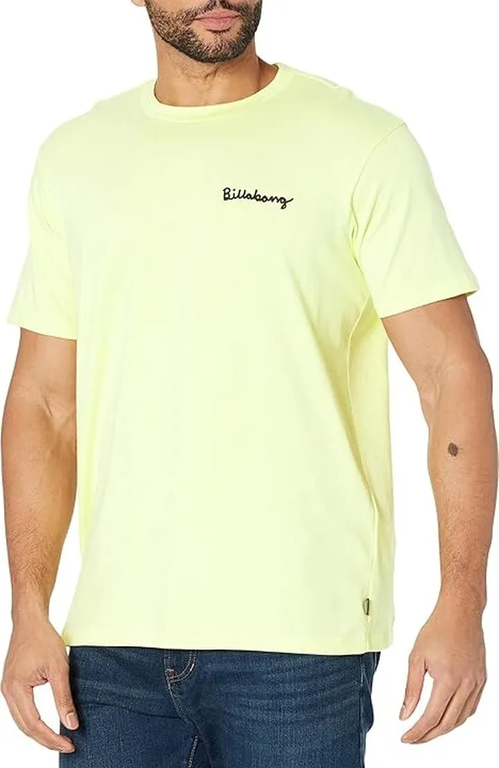 Billabong Shine Short Sleeve Tee (Light Lime) Men's T Shirt