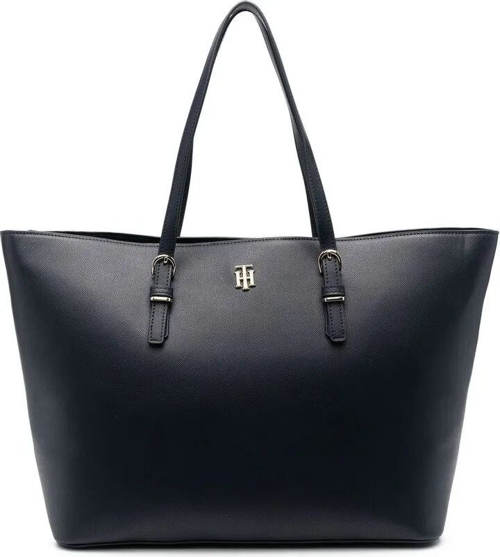 Timeless logo plaque tote bag