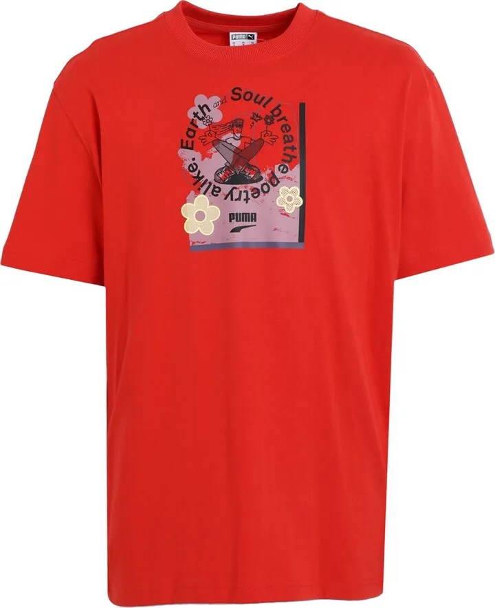 Downtown Graphic Tee T-shirt Red