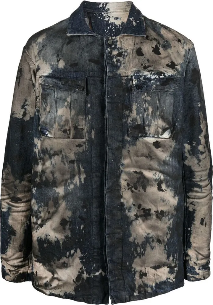 Acid-Wash Denim Jacket