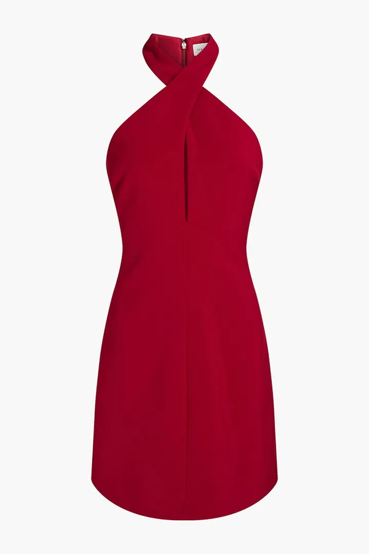 Crepe mini dress