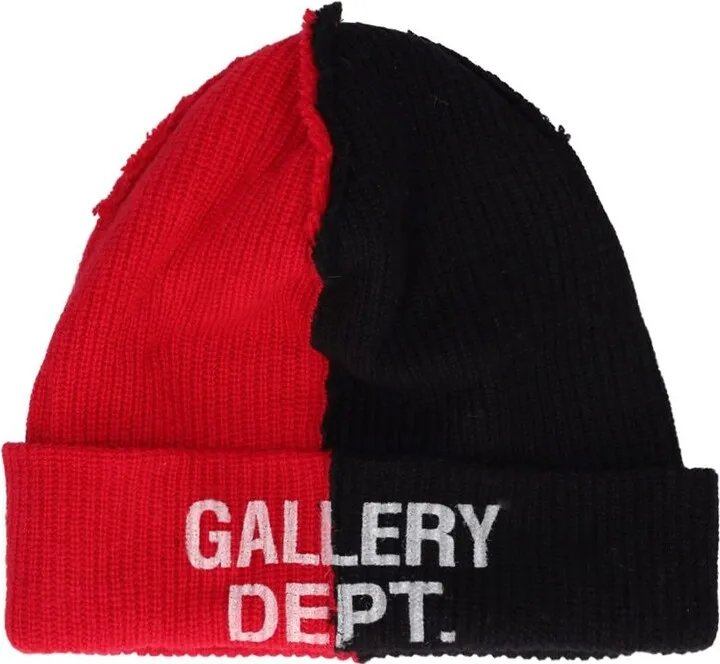 Wool & cashmere blend double beanie