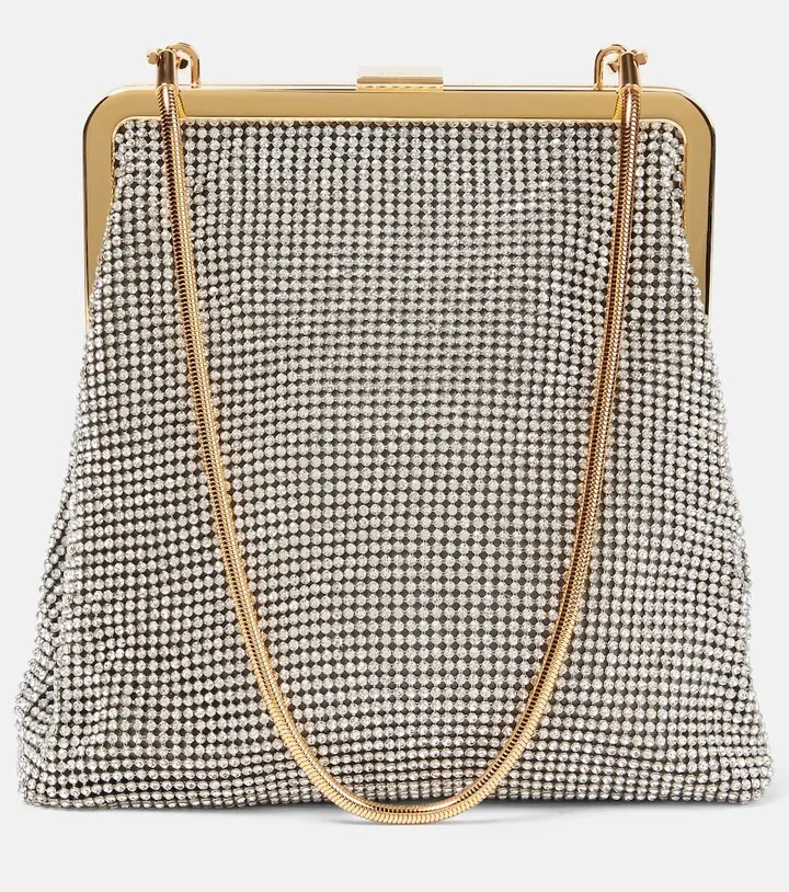 Lillith crystal-embellished tote