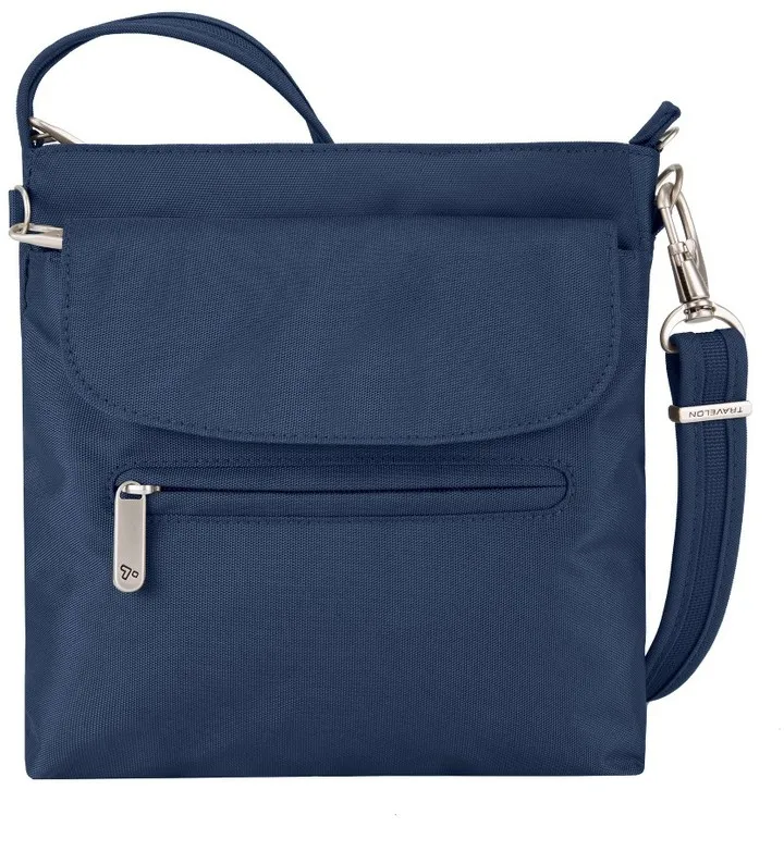 Travelon RFID Anti-Theft Mini Shoulder Bag - Midnight Blue
