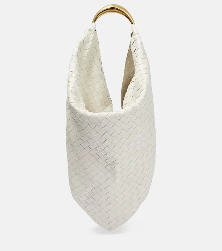 Foulard Intrecciato leather shoulder bag