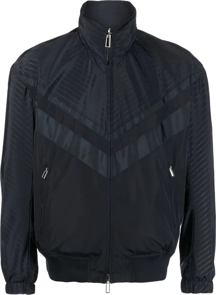 V-stripe-detail jacket