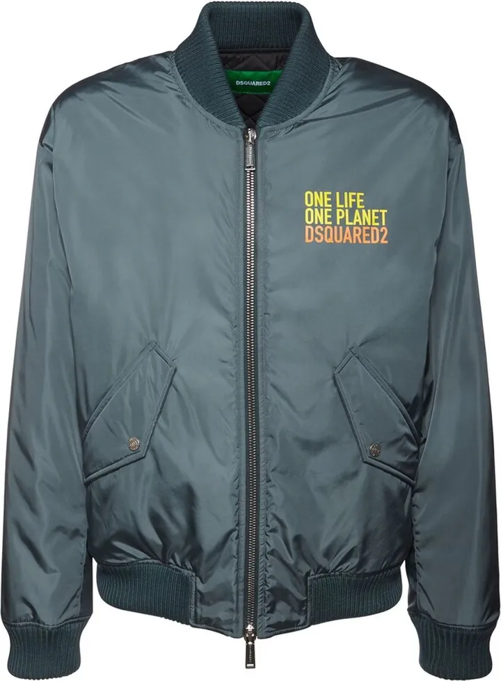 OLOP nylon bomber jacket