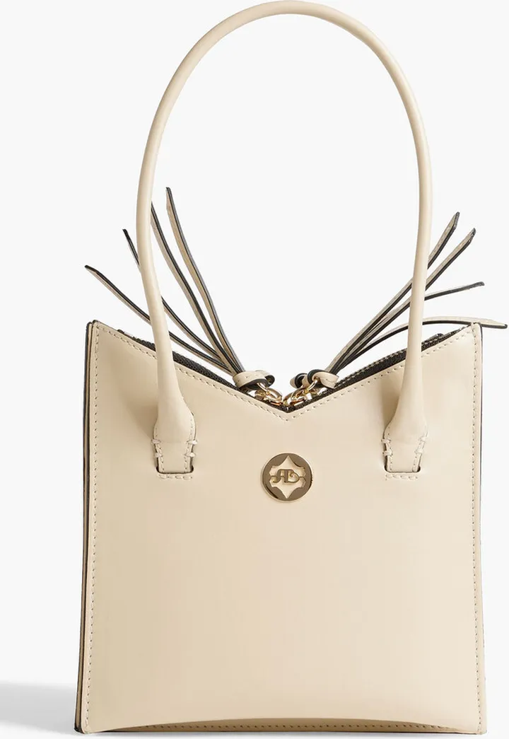 Tati Plissé Toy leather tote