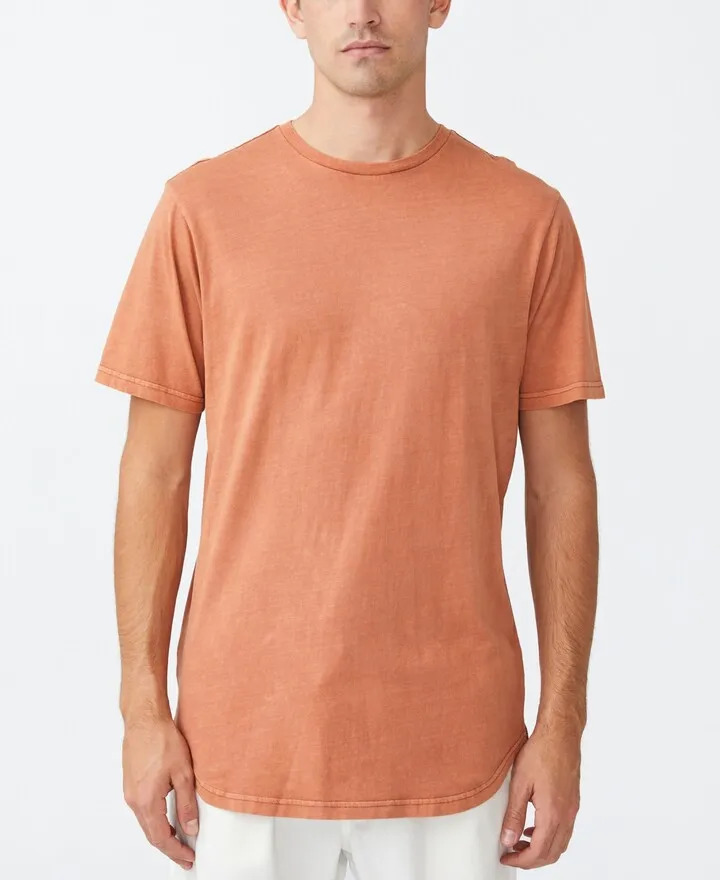 Men's Scooped Hem T-shirt