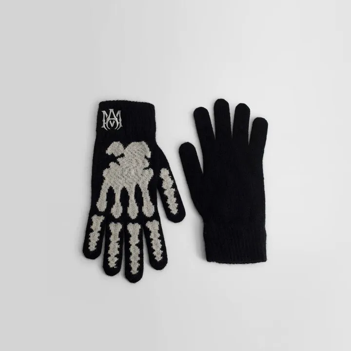 Amiri Man Black&white Gloves