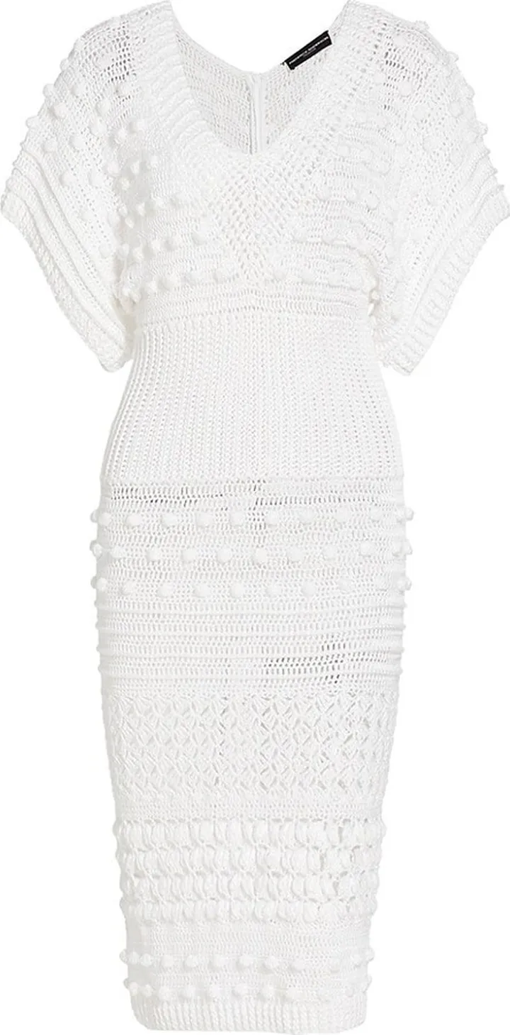 The Garden Party Crocheted Midi-Dress