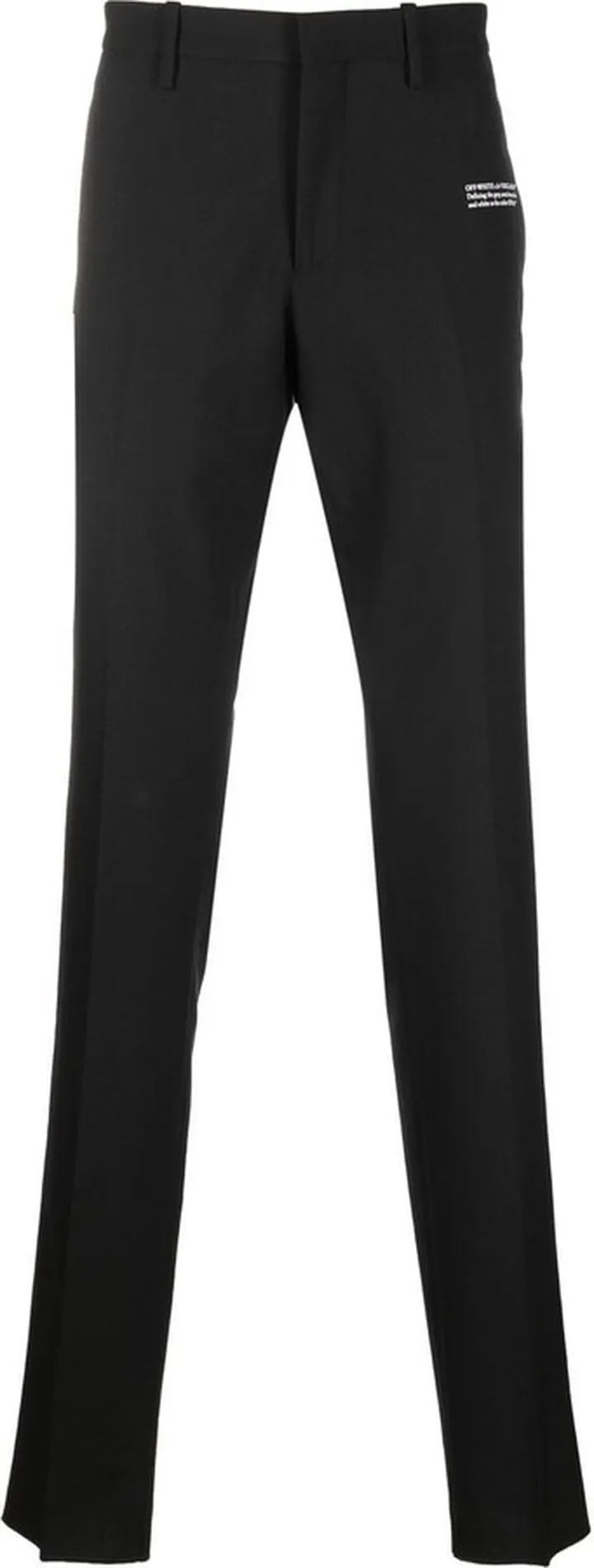Logo-Print Tailored Trousers