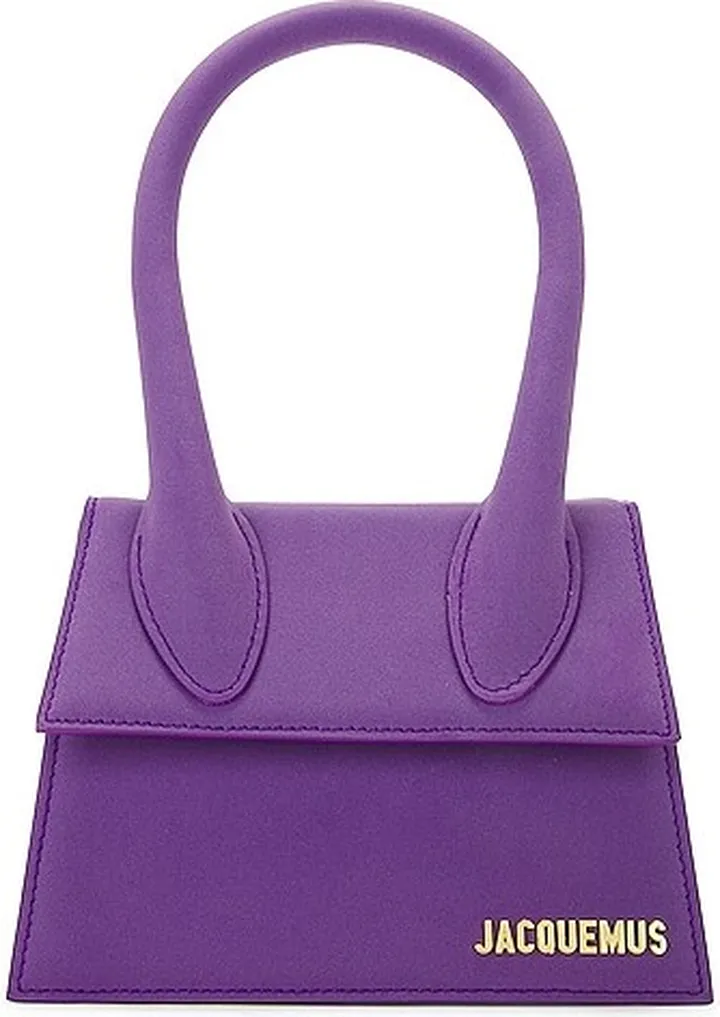 JACQUEMUS Le Chiquito Moyen Bag in Purple
