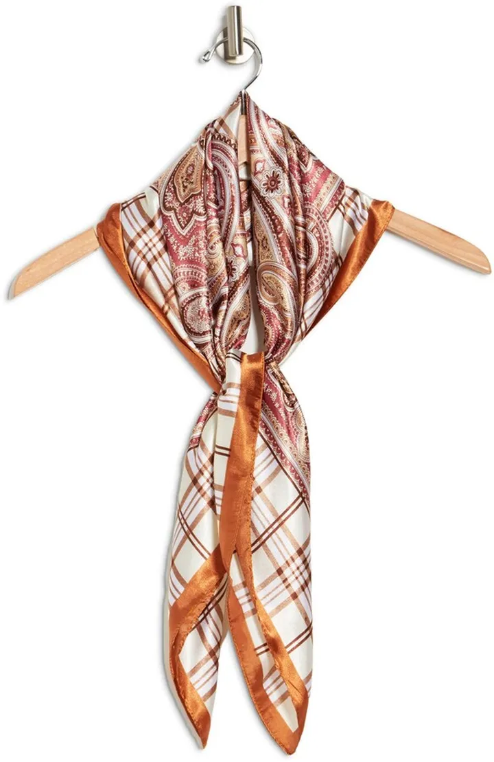 Paisley Plaid Convertible Scarf & Halter Top