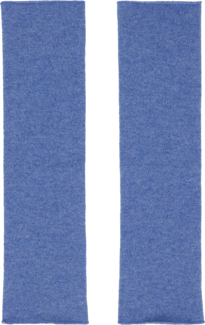 LISA YANG SSENSE Exclusive Blue Aspen Arm Warmers