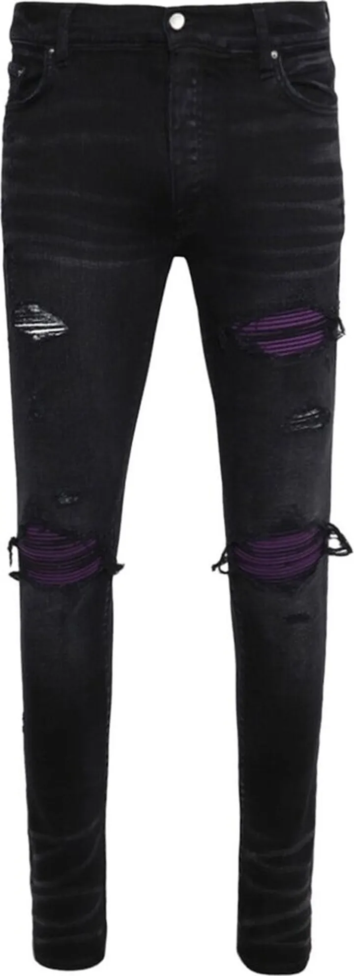 MX1 distressed skinny jeans