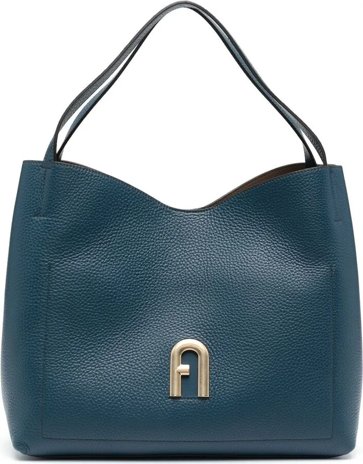 Primula leather tote bag