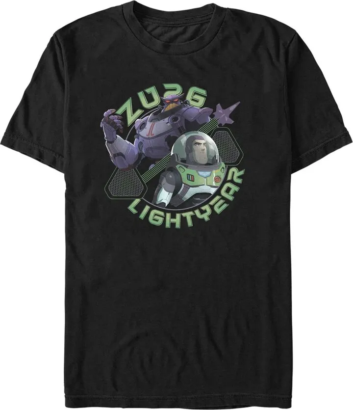 Men's Lightyear Zurg and Lightyear T-Shirt - Black - 3X Large