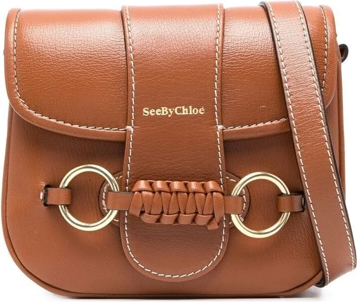 Saddie leather shoulder bag