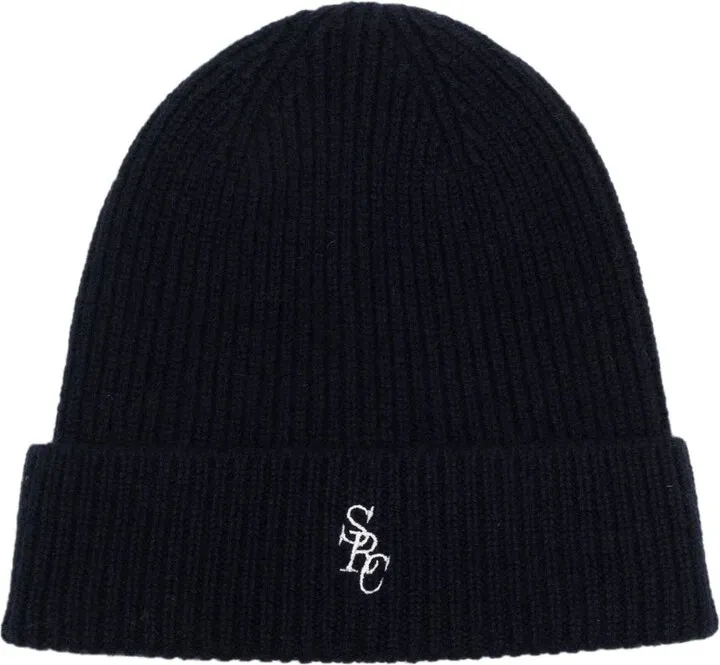 Cashmere Ribbed Knit Hat