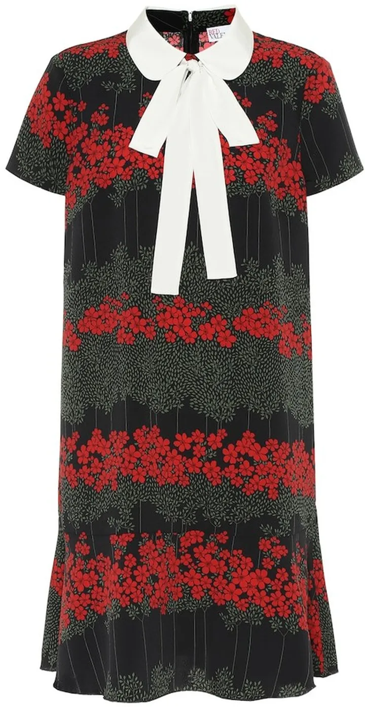 REDValentino floral crepe minidress