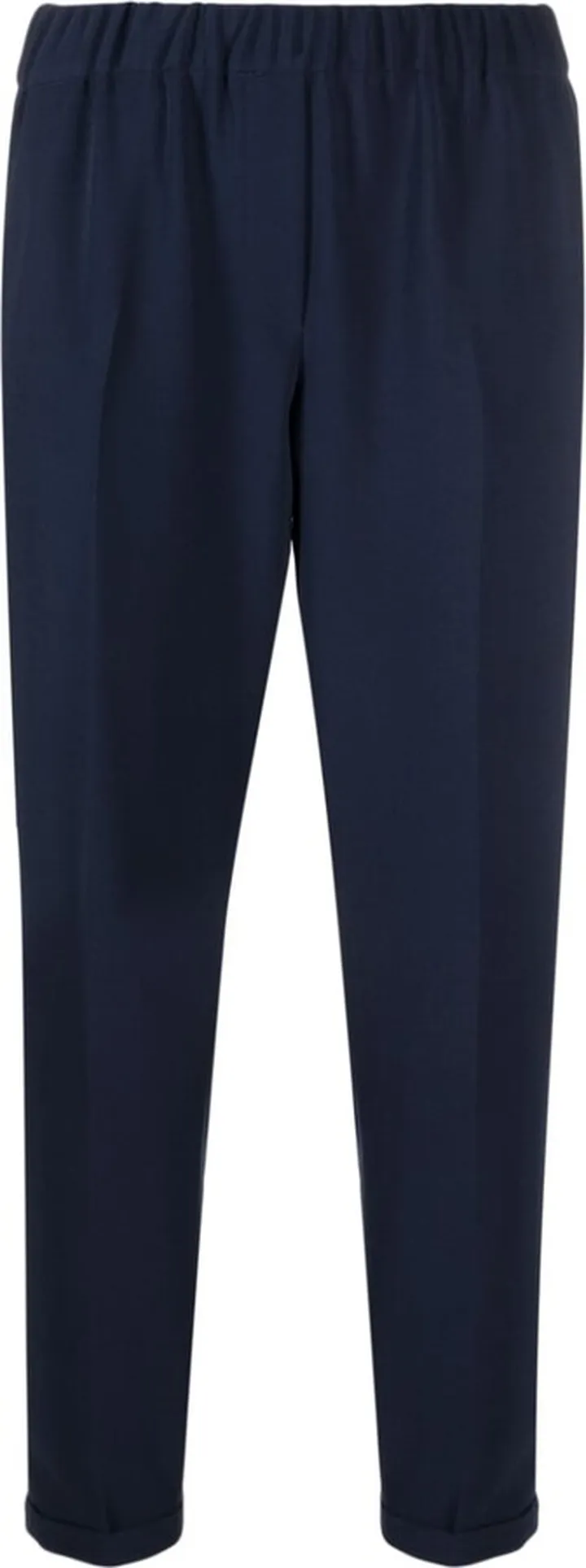 Slim-Fit Cropped Trousers