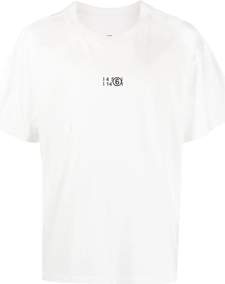 logo-patch detail T-shirt