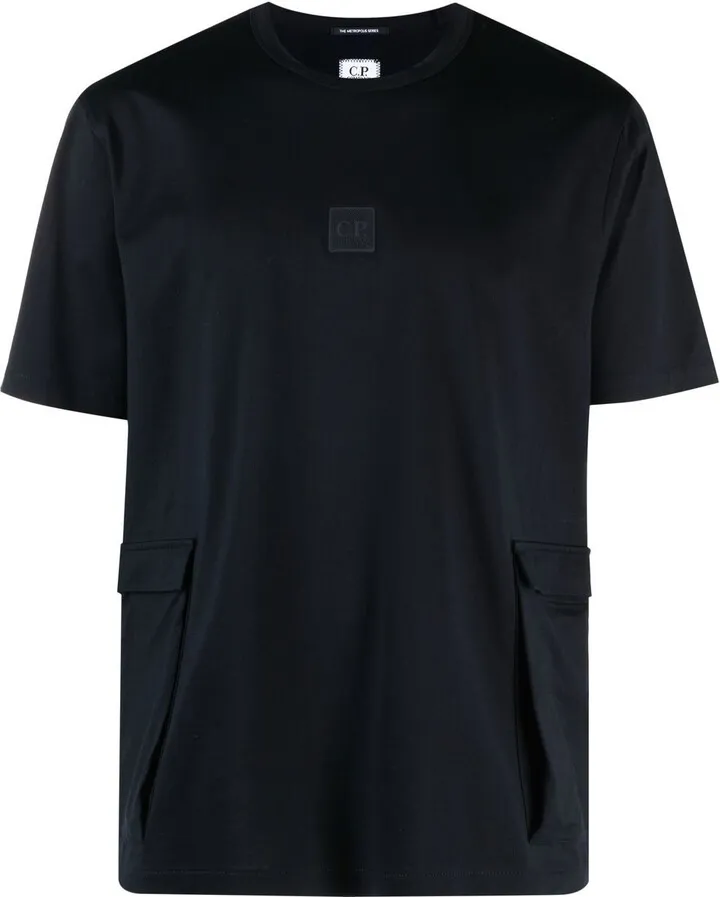 cargo pocket cotton T-shirt