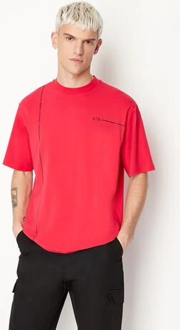 Relaxed fit organic jersey cotton t-shirt