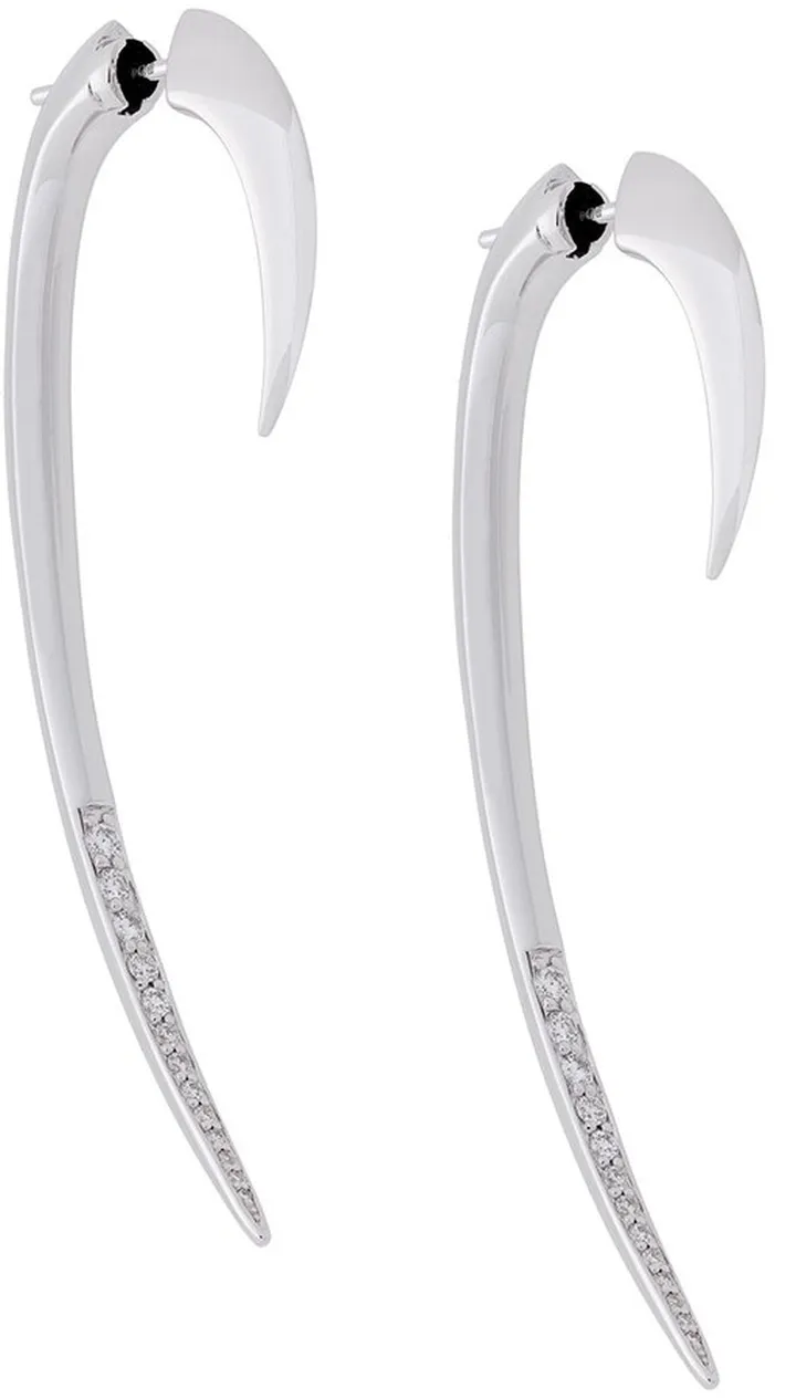 diamond large Hook earrings