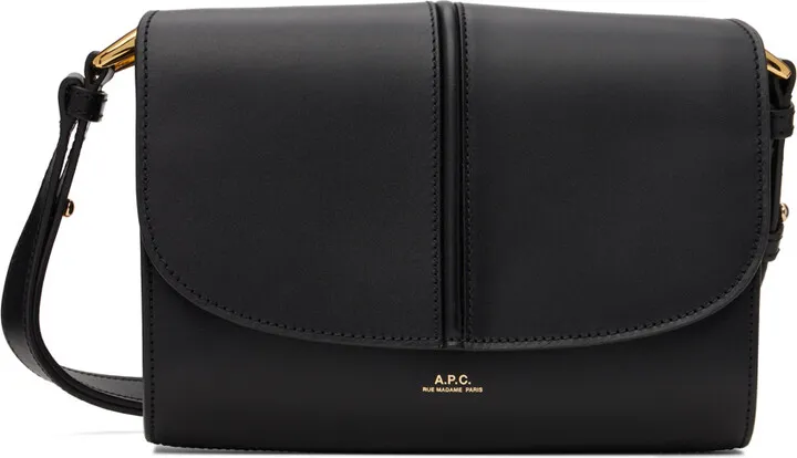 A.P.C. Black Small Betty Horizon Bag