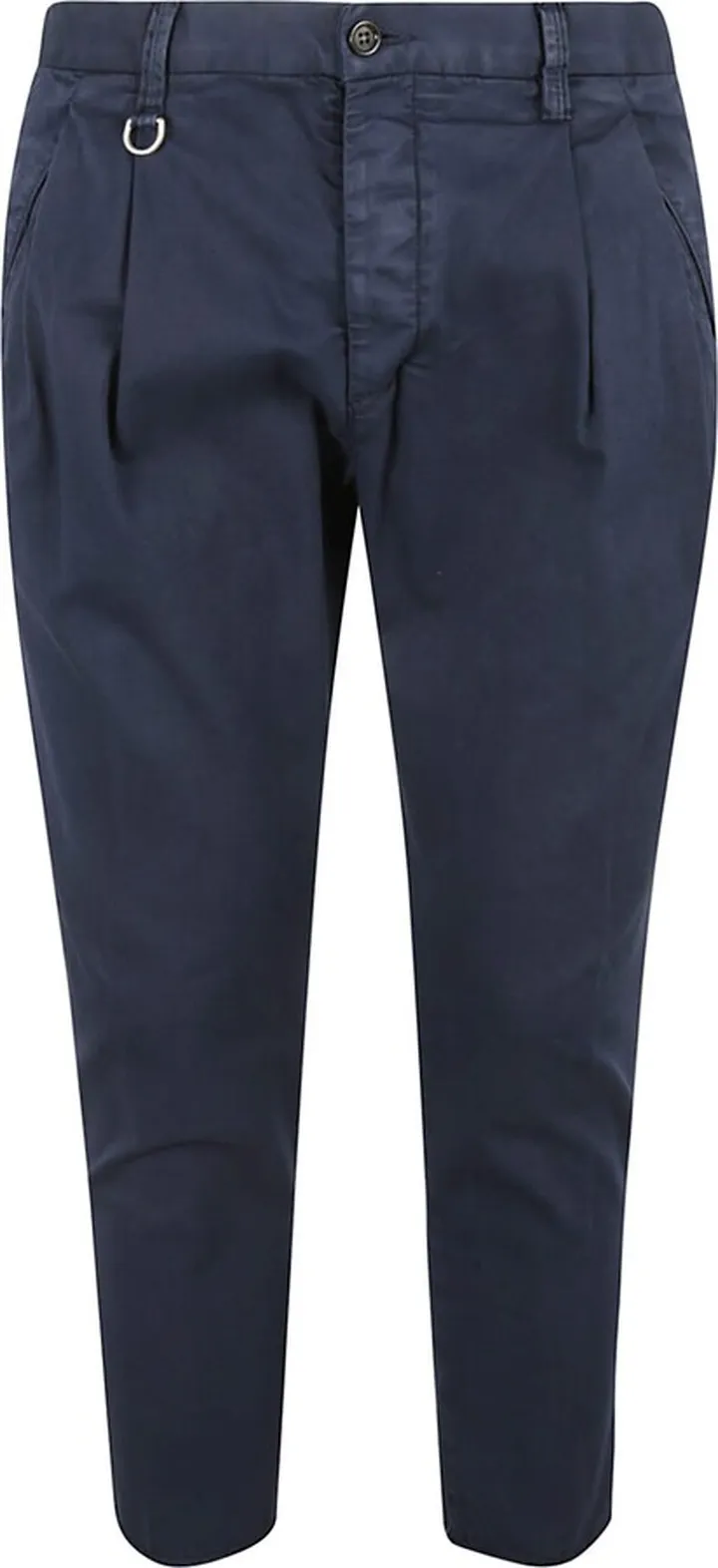 Plain Cropped Trousers