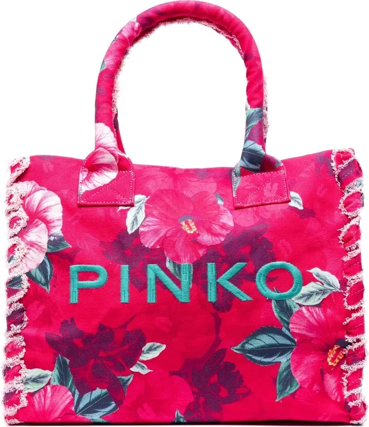 Floral Print Tote Bag