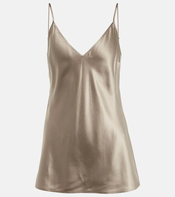Clea silk satin camisole