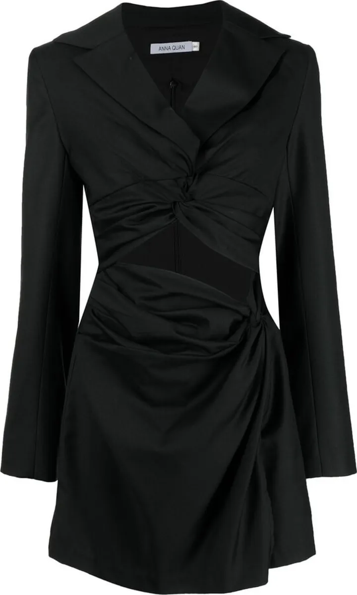 Cotton Cut-Out Mini Dress