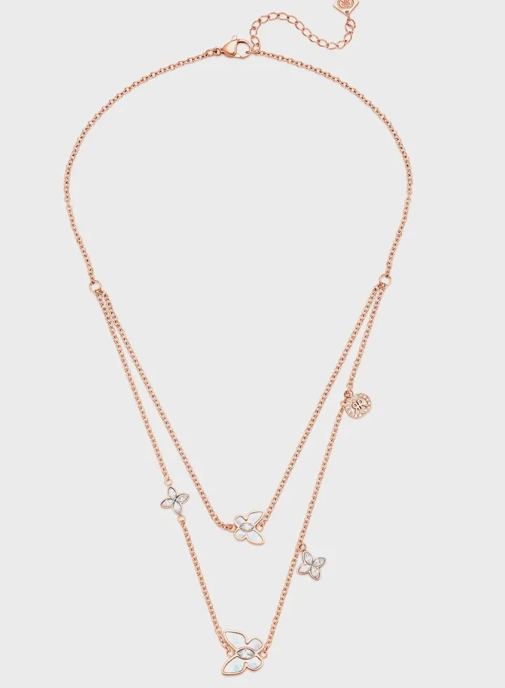 Chain Detail Layered Necklace