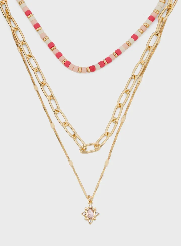 Layered Pendant Necklace