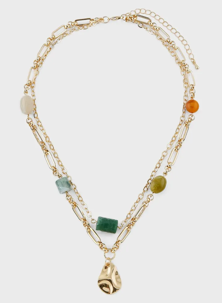 Layered Pendant Necklace