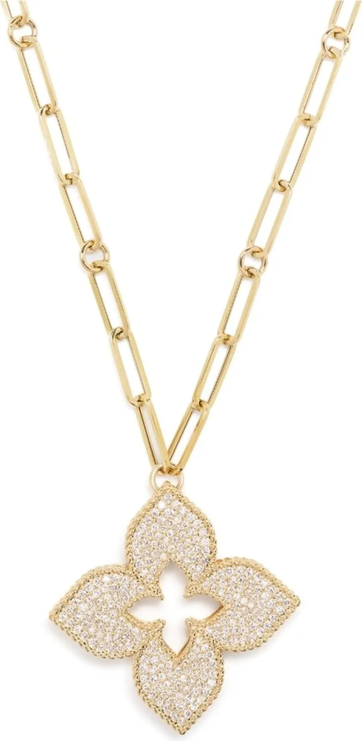 18kt yellow gold Venetian Princess diamond necklace